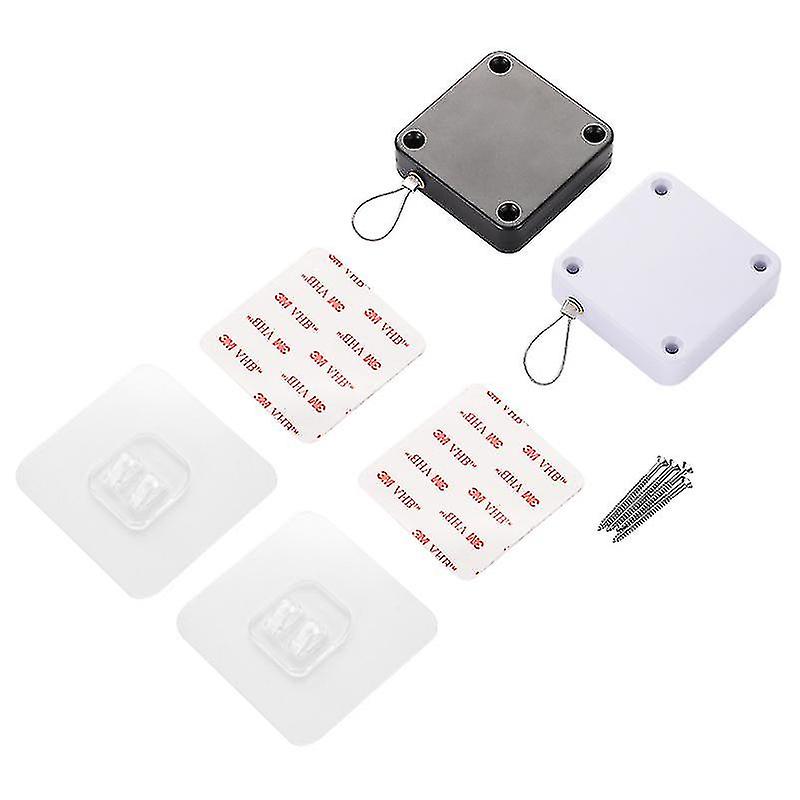Door Closer (automatic), Storm Door Closer, Sliding Screen Auto Door Closer with Steel Drawstring for Bathroom, Bedroom, Studyroom, etc.