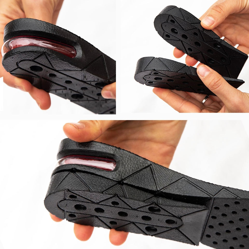 Invisible Height Increase (3-9cm) Insole Cushion Height Adjustable Shoe Heel insoles Insert Taller Support Absorbant Foot Pad