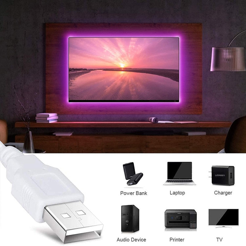 10M 5M Led Strip Lights RGB Infrared Bluetooth Control Luces Luminous Decoration For Living Room 5050 Ribbon Lighting Fita Lamp