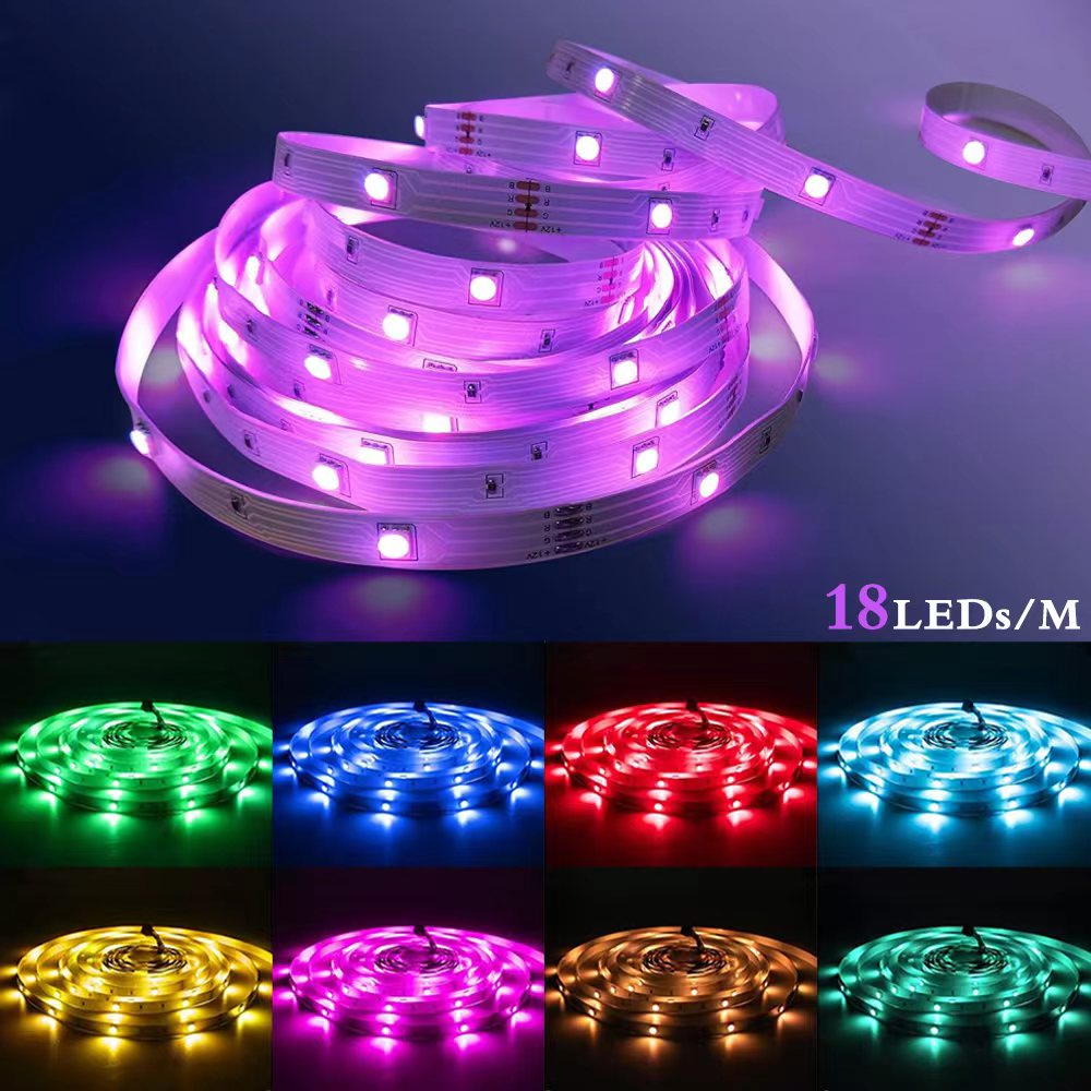 10M 5M Led Strip Lights RGB Infrared Bluetooth Control Luces Luminous Decoration For Living Room 5050 Ribbon Lighting Fita Lamp